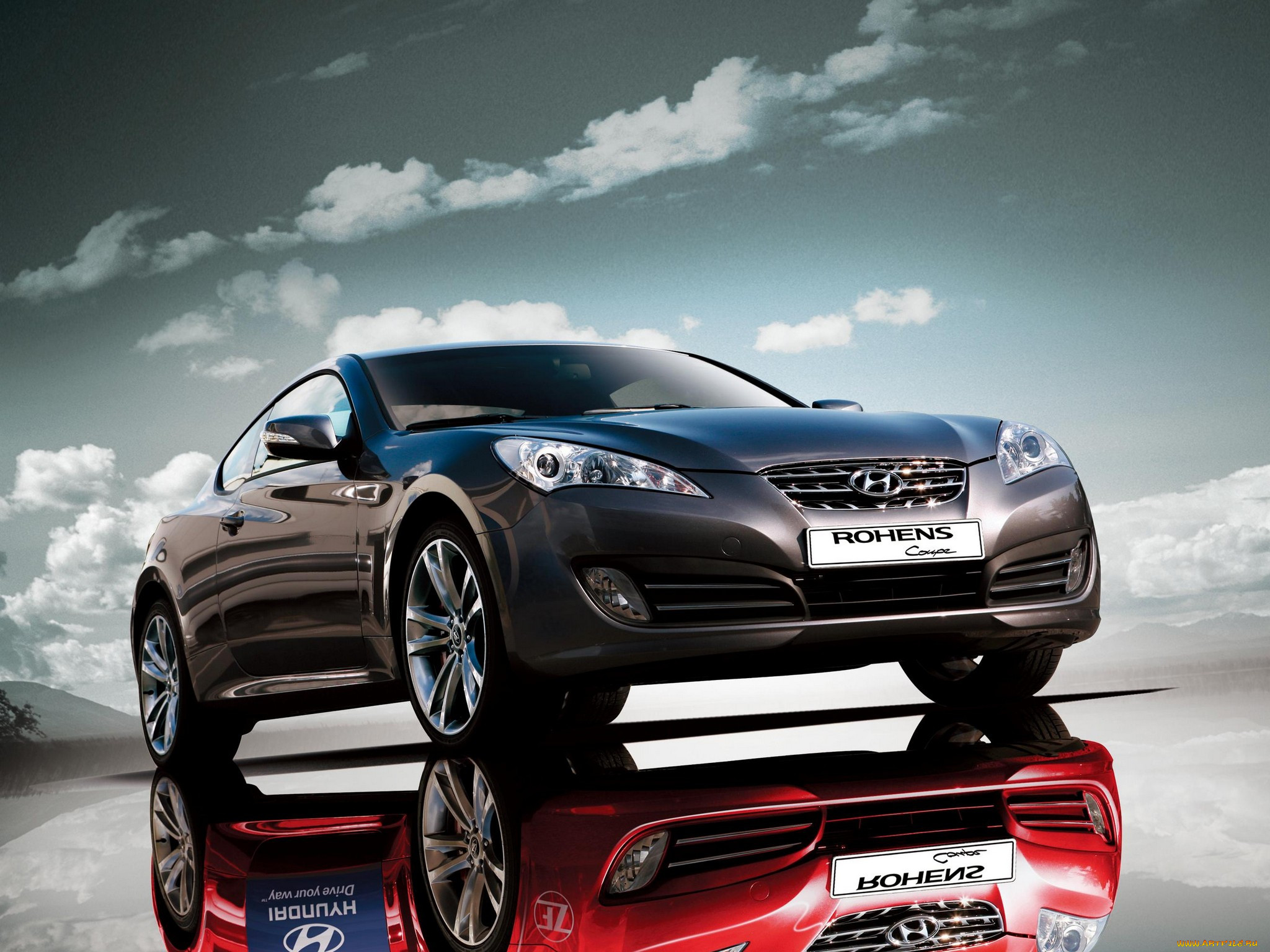 hyundai, rohens, coupe, 